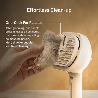 Swipe&Shed™ FurGlow Steam Grooming Brush