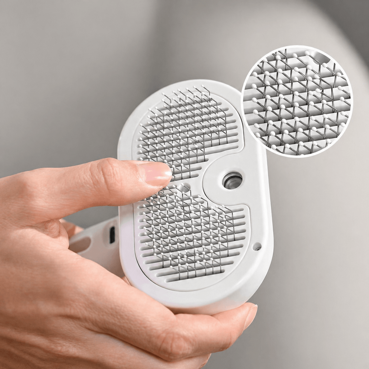 Swipe&Shed™ FurGlow Steam Grooming Brush