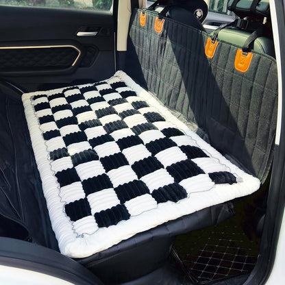 The Complete Car Setup: FurShield Mat + Backseat Cover + 2 Safety Belts