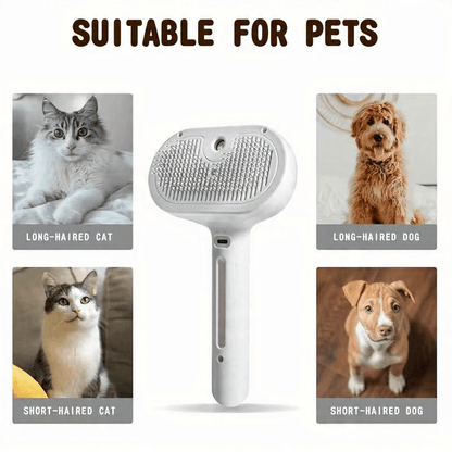 Swipe&Shed™ FurGlow Steam Grooming Brush