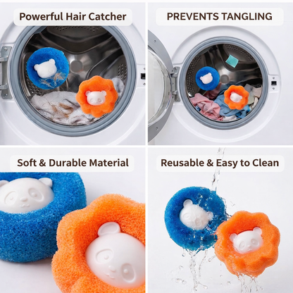 Swipe&Shed™ FurTrap Laundry Balls – 5 Pack (Reusable)